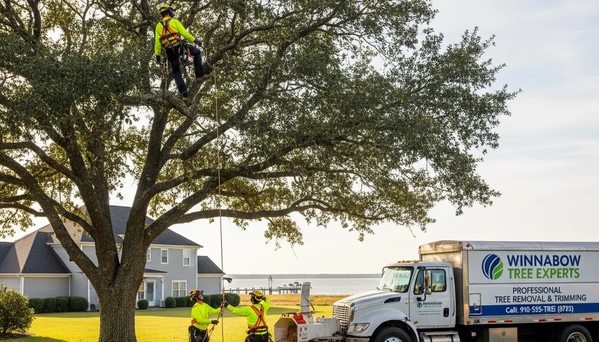 Professional tree removal service in Wilmington NC by certified arborists